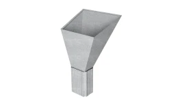 Воронка водосборная прямоугольная Vortex Lite Zn