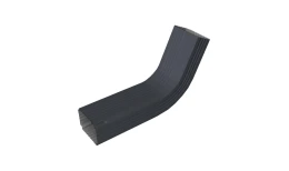 Колено трубы гофрированное Vortex Lite Matt 76х102 мм RAL 7024