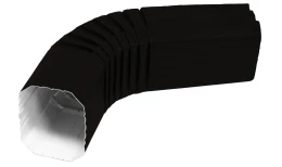 Колено прямоугольное Vortex Matt RAL 9005 черный