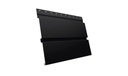Квадро брус 0,5 Satin Matt с пленкой RAL 9005 черный