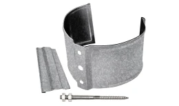 Кронштейн трубы на кирпич Optima 100мм Zn