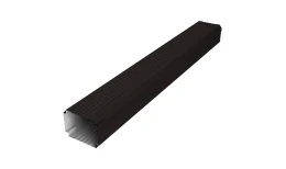 Труба гофрированная Vortex Lite Matt 76х102х1000 мм RAL 9005 черный