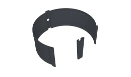 Крепление трубы круглой на кирпич Vortex Project 146мм RAL 7024 мокрый асфальт