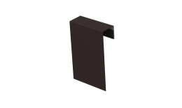Соединительный профиль фибросайдинга 0,5 Satin с пленкой RR 32 темно-коричневый (3м)
