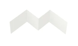 Угол внутренний фибросайдинга 0,5 Satin с пленкой RAL 9003 сигнальный белый (2м)