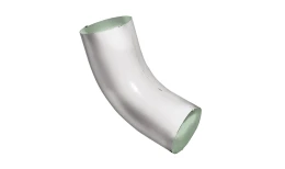 Колено 60 град Optima 100мм RAL 9003