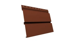 Квадро брус 3D 0,45 Drap с пленкой RAL 8004 терракота