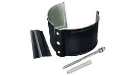 Кронштейн трубы на кирпич Optima 100мм RAL 7024